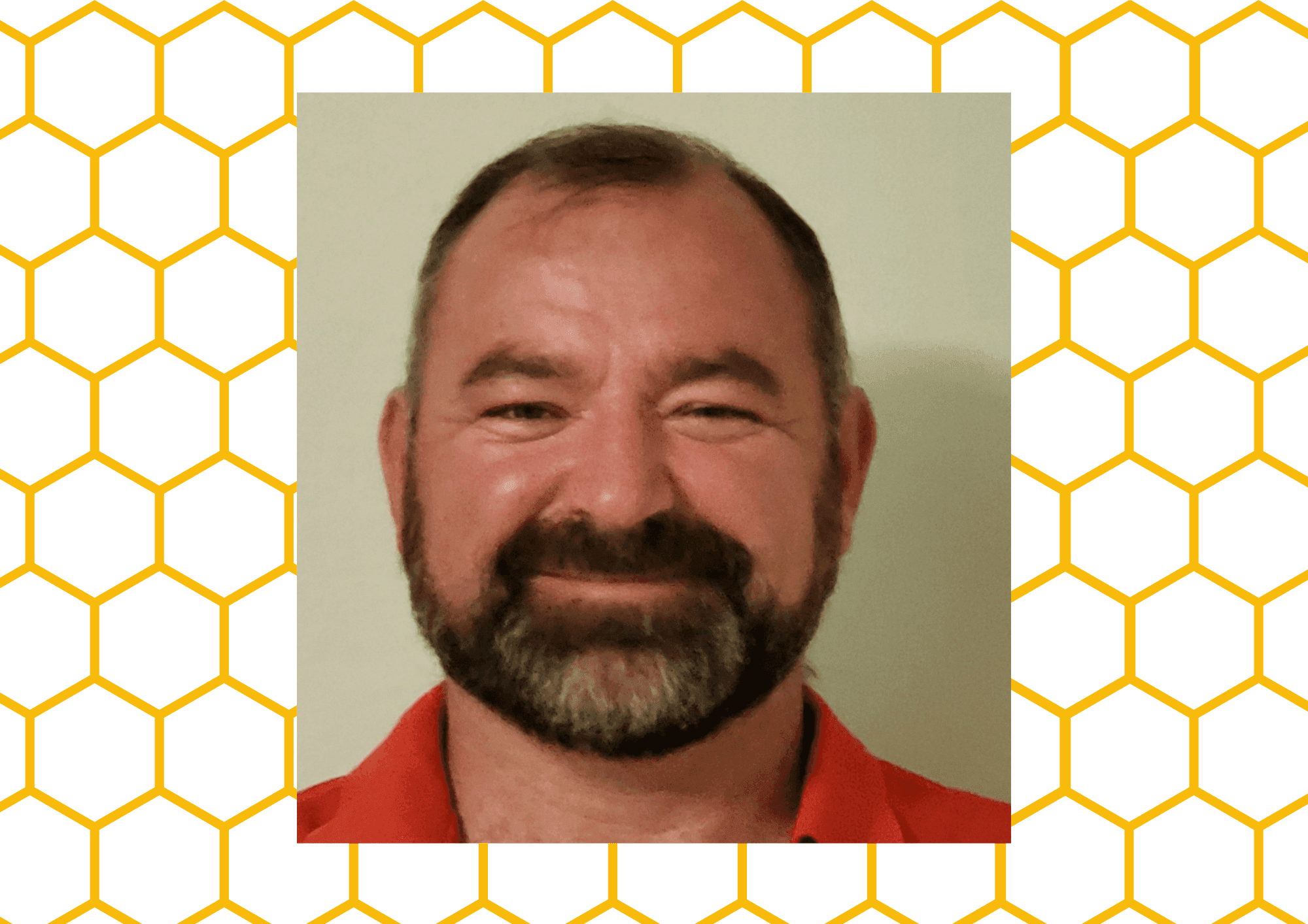 Portrait of Sandor Marozsan, veteran and beekeeper